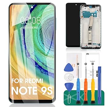 Amazon.com: for Redmi Note 9S LCD Display for Xiaomi Redmi